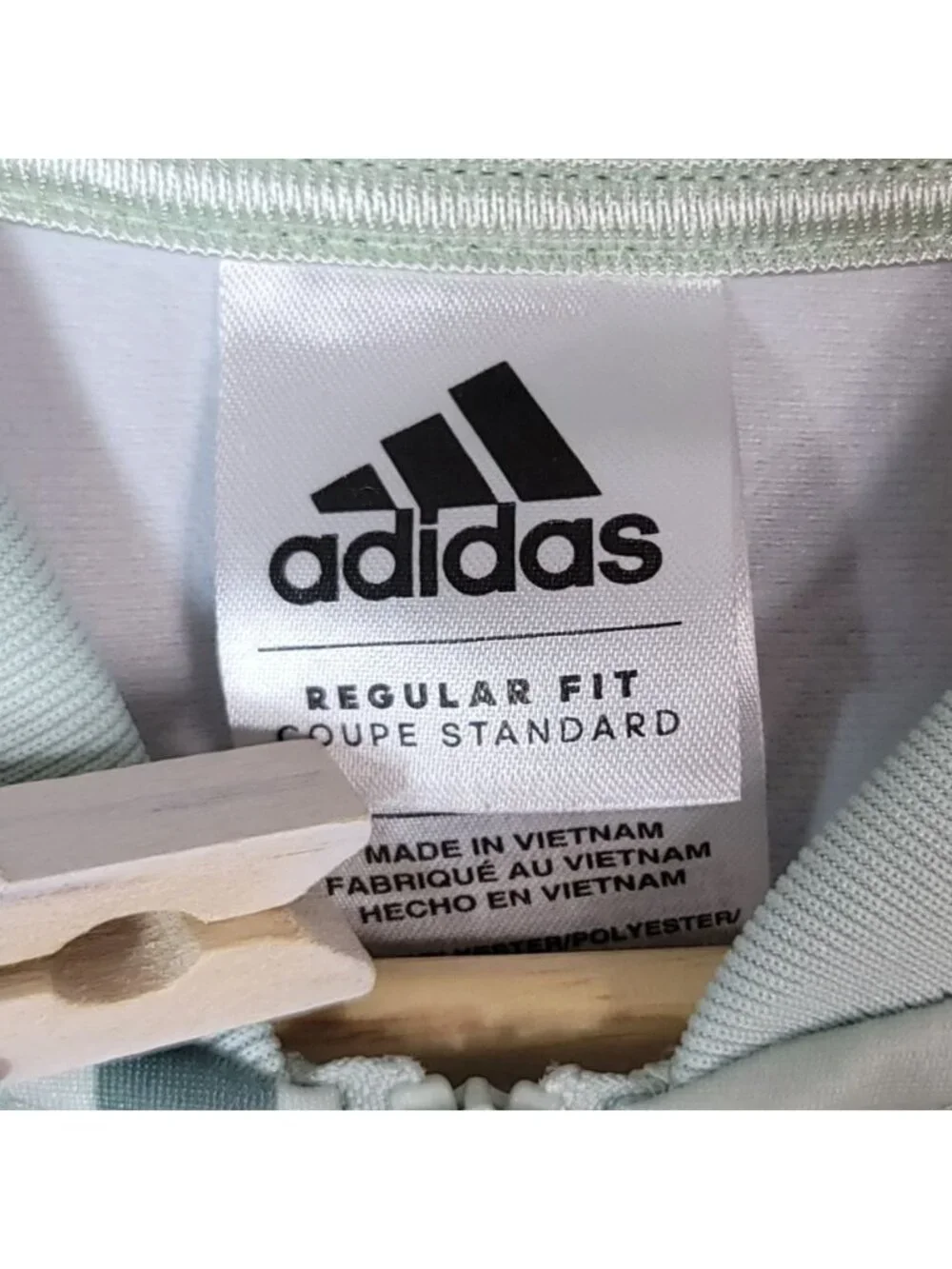Adidas Girls Floral Track Jacket Green Medium Lightweight Ribbed Tricot Full Zip